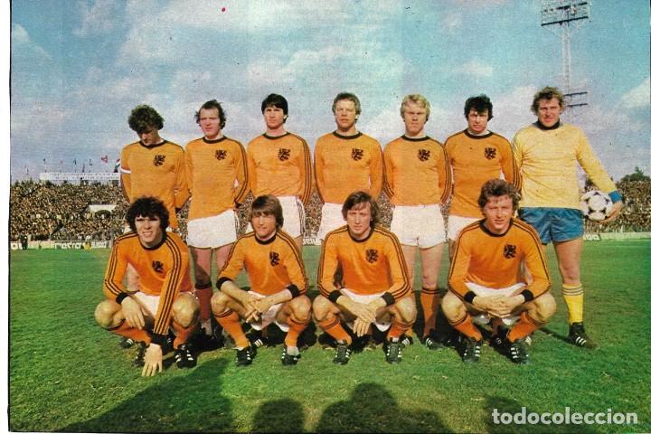 Collectionnisme sportif: SELECCI&Oacute;N DE F&Uacute;TBOL DE HOLANDA : Gran recorte de 1978