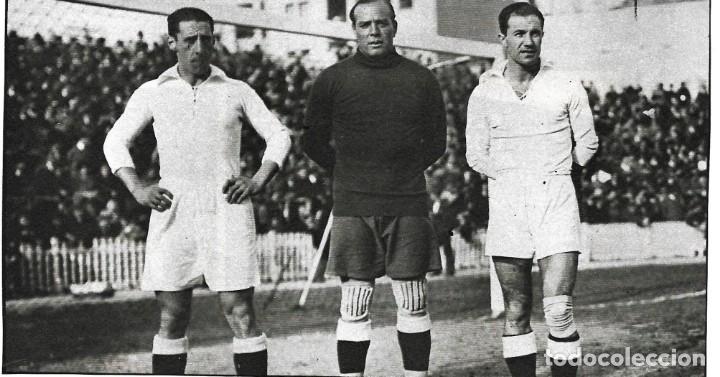 Collectionnisme sportif: REAL MADRID: Recorte de CIRIACO, ZAMORA y QUINCOCES