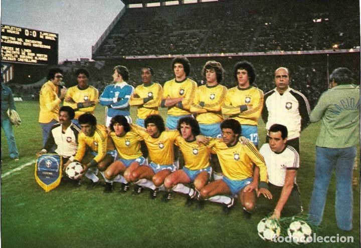 Collectionnisme sportif: SELECCI&Oacute;N DE F&Uacute;TBOL DE BRASIL: Gran recorte de 1978