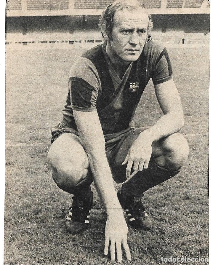 Collectionnisme sportif: BAR&Ccedil;A: Recorte de MARCIAL. Mediados de los a&ntilde;os 70