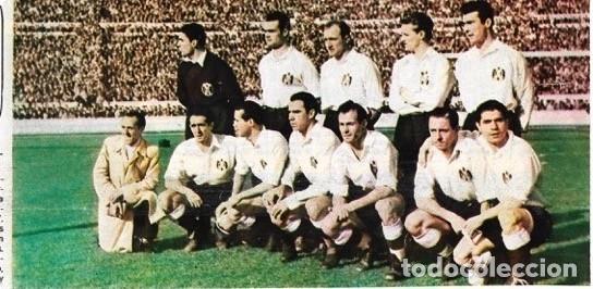 Collectionnisme sportif: SELECCI&Oacute;N ESPA&Ntilde;OLA DE F&Uacute;TBOL: Recorte de un equipo de 1947. Portugal 4-Espa&ntilde;a 1