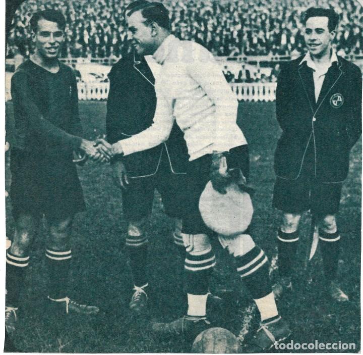 Coleccionismo deportivo: BAR&Ccedil;A y RCD. ESPA&Ntilde;OL: Gran recorte de SAMITIER y ZAMORA