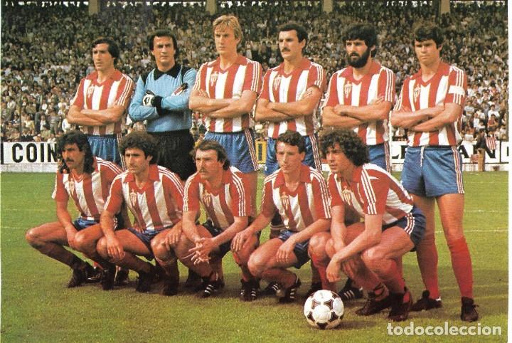 Collectionnisme sportif: REAL SPORTING DE GIJ&Oacute;N: Recorte de un equipo de la temporada 80-81