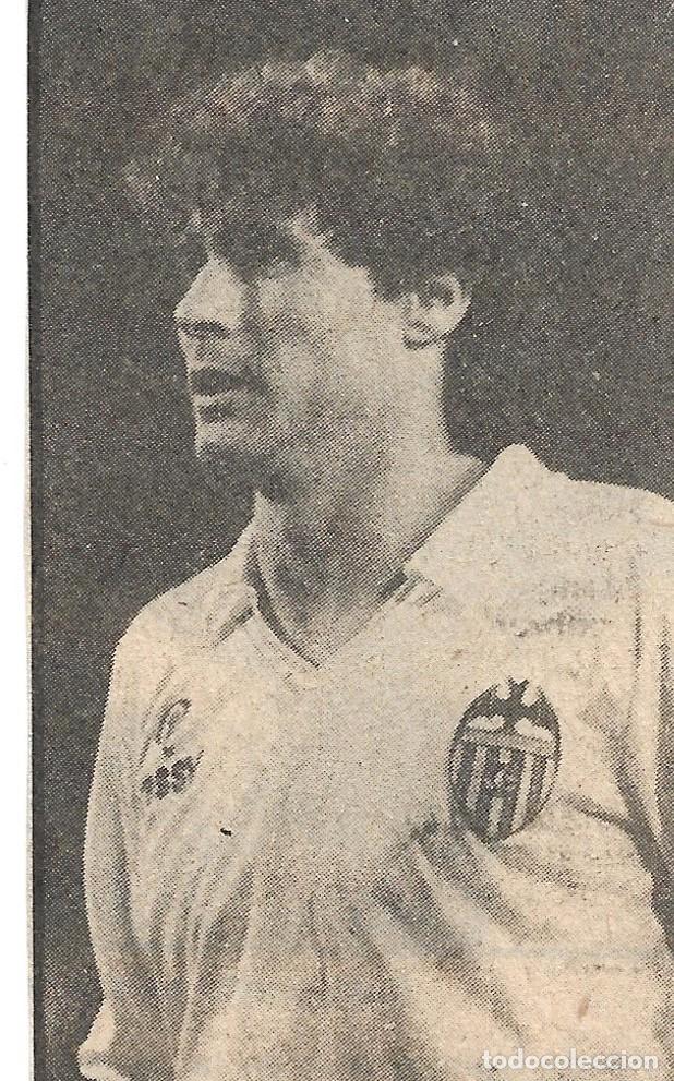 Coleccionismo deportivo: VALENCIA CF: Recorte de TENDILLO - Foto 1