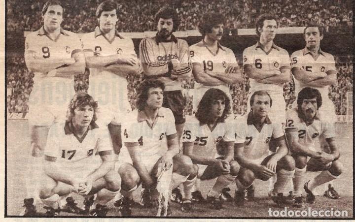 Collezionismo sportivo: Recorte de BECKENBAUER con el COSMOS. Finales de los a&ntilde;os 70