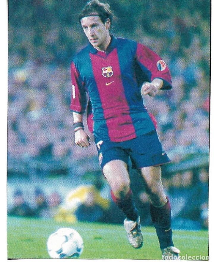Collezionismo sportivo: BAR&Ccedil;A: Recorte de ALFONSO en acci&oacute;n. Hacia 1999-2000