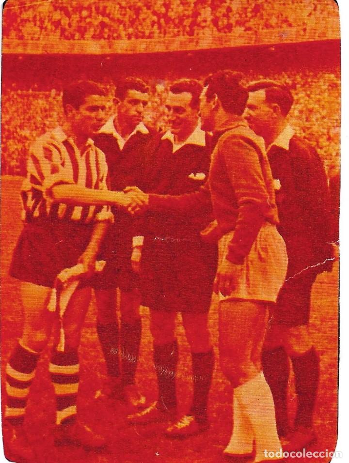 Collezionismo sportivo: ATHLETIC DE BILBAO: Recorte de GAINZA saludando a Juan Alonso. Final de Copa de 1958