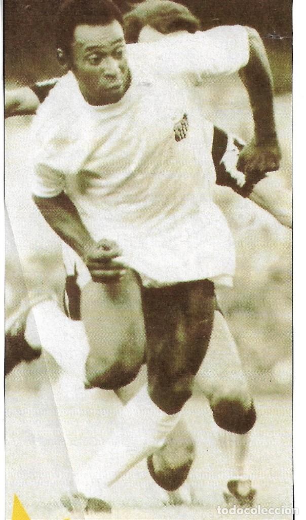 Coleccionismo deportivo: SANTOS ( BRASIL ): Recorte de PEL&Eacute; en sus &uacute;ltimos tiempos