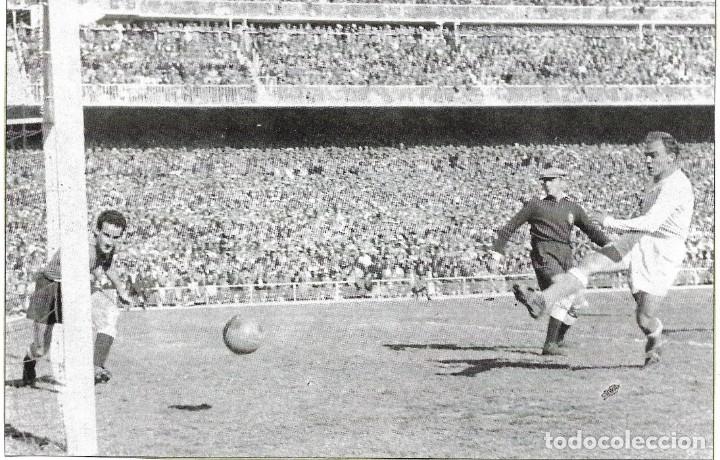 Sammelleidenschaft Sport: REAL MADRID: Recorte de un gol de DI STEFANO al Valencia