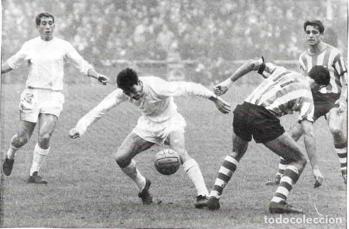 Coleccionismo deportivo: REAL MADRID: Recorte de SANCH&Iacute;S padre en acci&oacute;n