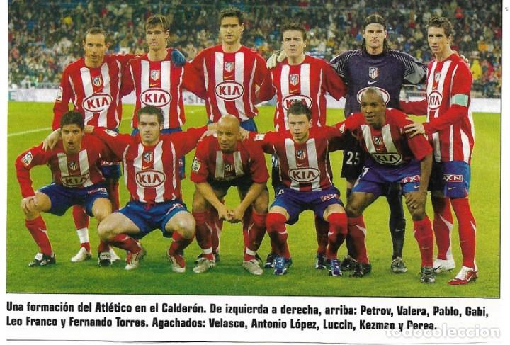 Coleccionismo deportivo: ATL&Eacute;TICO DE MADRID: Recorte de un equipo de la temporada 2005-06