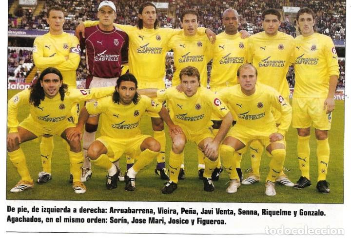 Coleccionismo deportivo: VILLARREAL CF: Recorte de un equipo de la temporada 2005-06