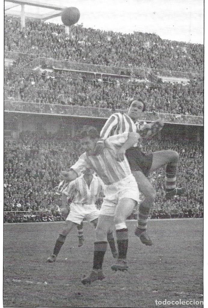 Coleccionismo deportivo: ATHLETIC DE BILBAO: Recorte de ZARRA en la Final de Copa de 1950 - Foto 1