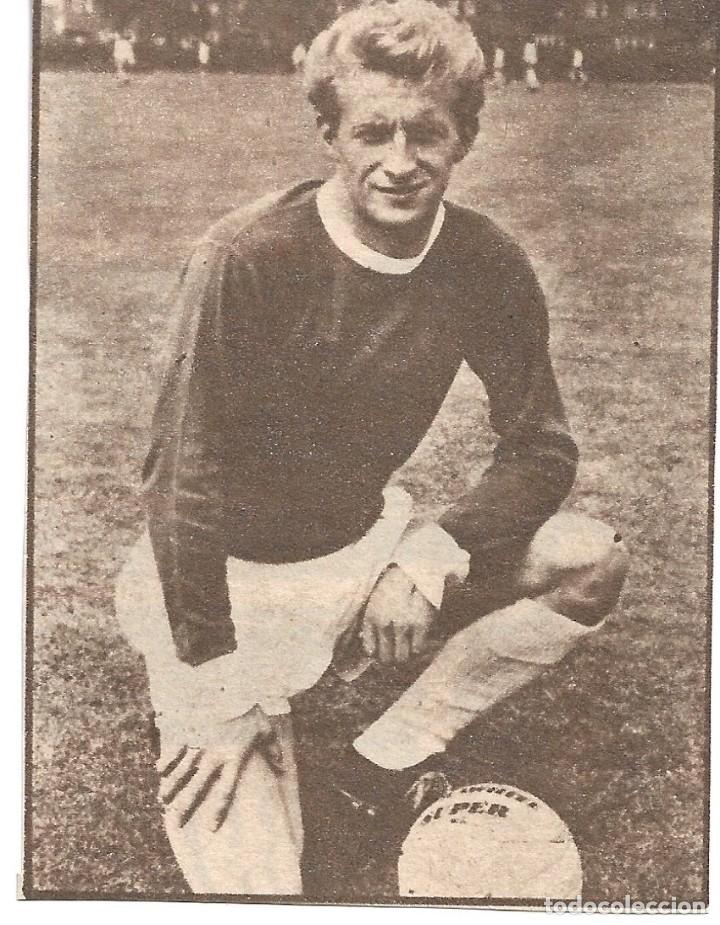 Collectionnisme sportif: MANCHESTER UNITED ( ManU ): Recorte de DENIS LAW