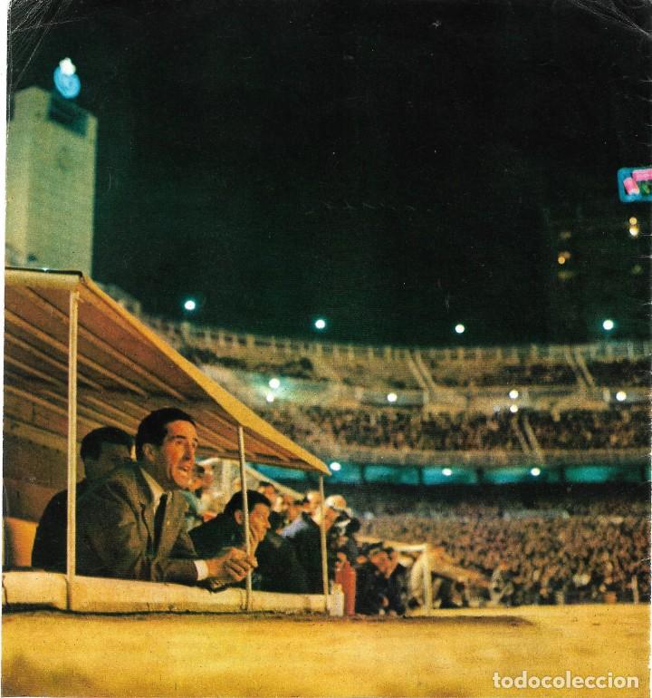 Collectionnisme sportif: Gran recorte de HELENIO HERRERA ( HH ) en el banquillo del Bernab&eacute;u ( 1966 o 67 )