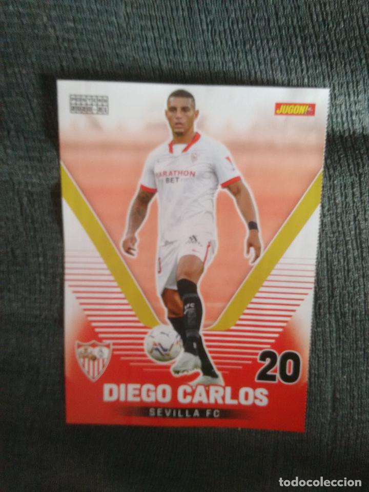 Collectionnisme sportif: DIEGO CARLOS SEVILLA P&Oacute;STER 1 P&Aacute;GINA REVISTA JUG&Oacute;N 2020-2021 LIGA F&Uacute;TBOL 20-21