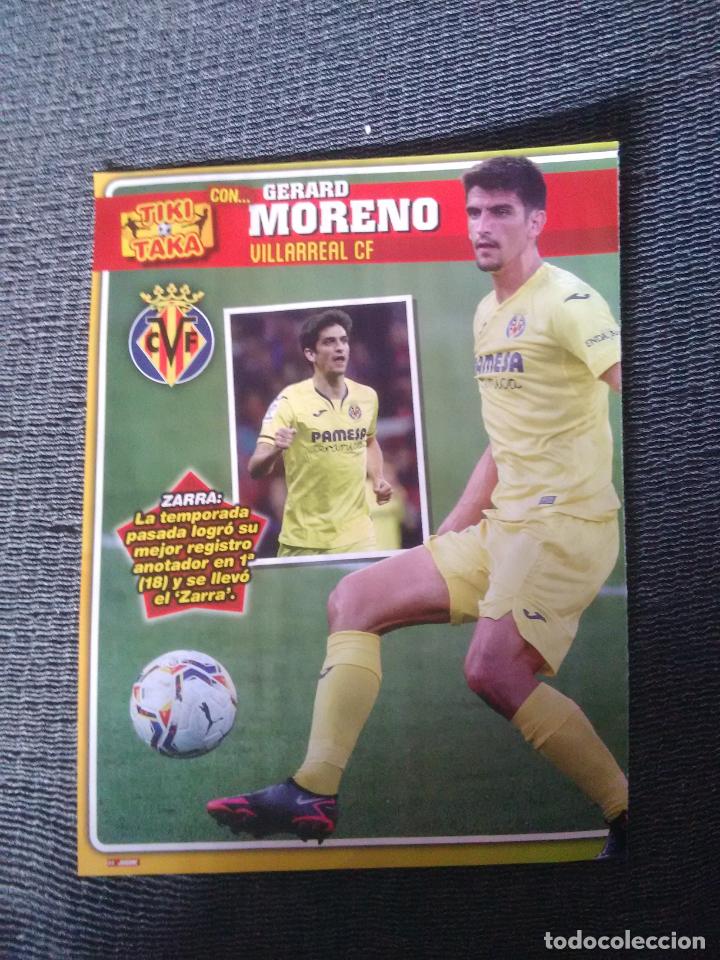 Collectionnisme sportif: TIPO P&Oacute;STER 1 P&Aacute;GINA REVISTA JUG&Oacute;N GERARD MORENO VILLARREAL + PEDRI GREENWOOD REINIER FABIO SILVA