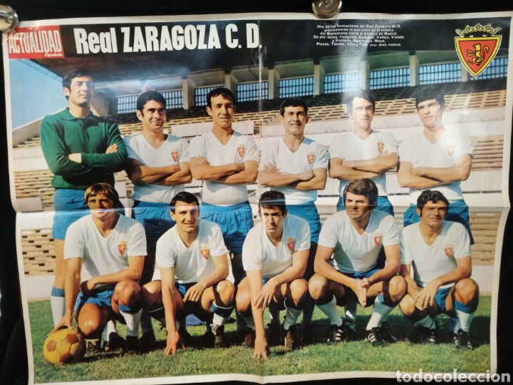 Collectionnisme sportif: Poster Real Zaragoza, Actualidad 66,5cm x 52,5cm