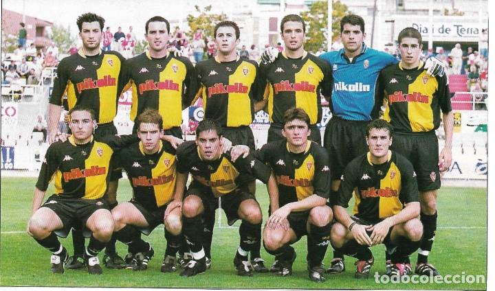 Collectionnisme sportif: REAL ZARAGOZA B: Recorte de un equipo de 2002