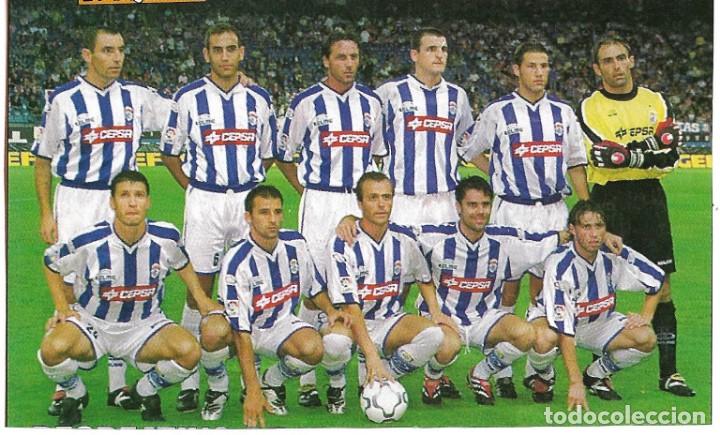 Collectionnisme sportif: RECREATIVO DE HUELVA: Recorte de un equipo de 2002