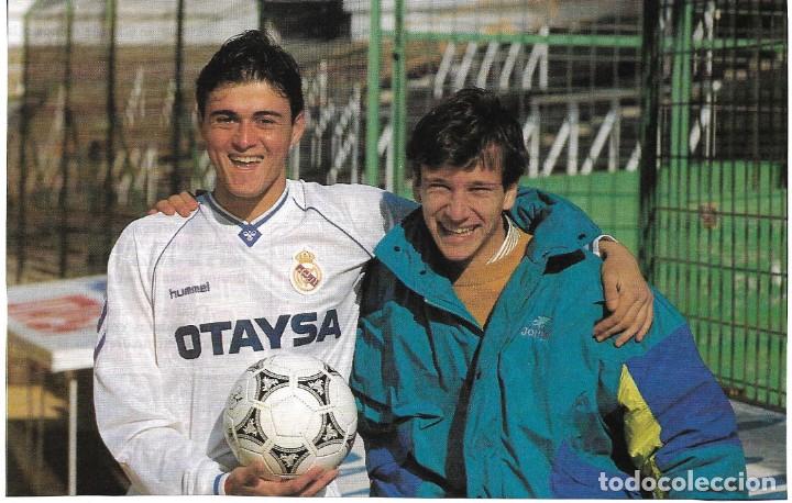 Collectionnisme sportif: Gran recorte de ALFONSO con LU&Iacute;S ENRIQUE