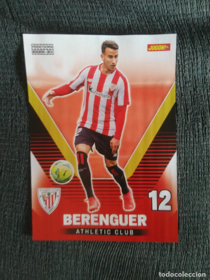 Coleccionismo deportivo: BERENGUER ATHLETIC BILBAO Y RAKITIC SEVILLA DOBLE P&Oacute;STER 1 P&Aacute;G REVISTA JUG&Oacute;N 2020-2021 LIGA 20-21