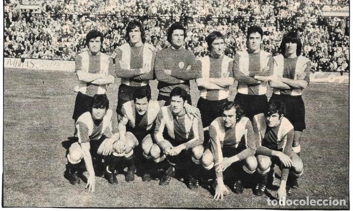 Coleccionismo deportivo: H&Eacute;RCULES DE ALICANTE: Recorte de un equipo de 1976