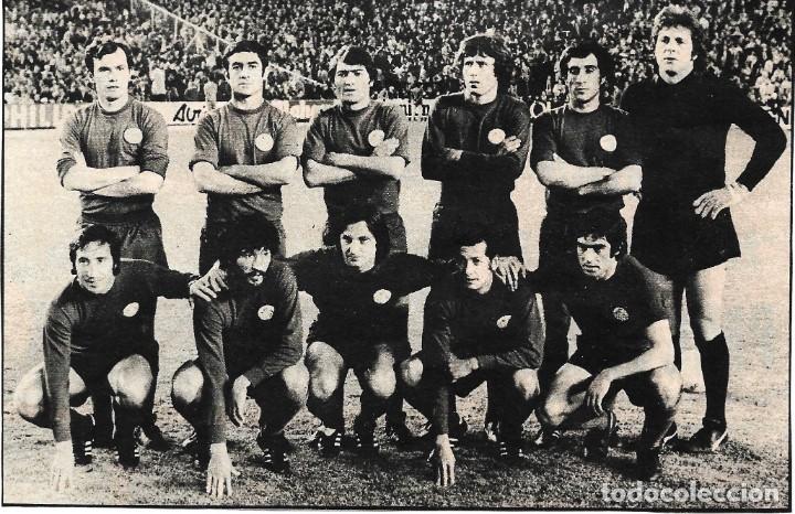 Coleccionismo deportivo: UNI&Oacute;N DEPORTIVA SALAMANCA: Recorte de un equipo de la temporada 75-76
