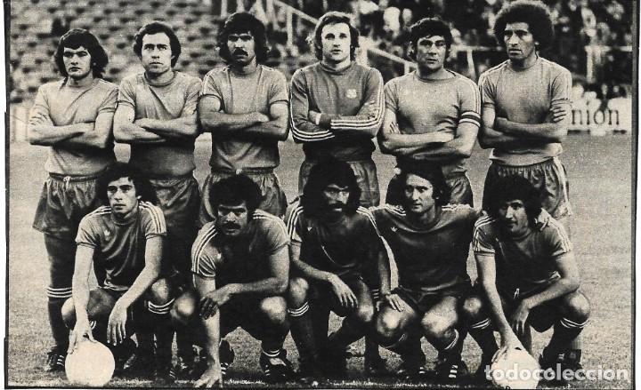 Coleccionismo deportivo: CD. TENERIFE: Recorte de un equipo de la temporada 75-76