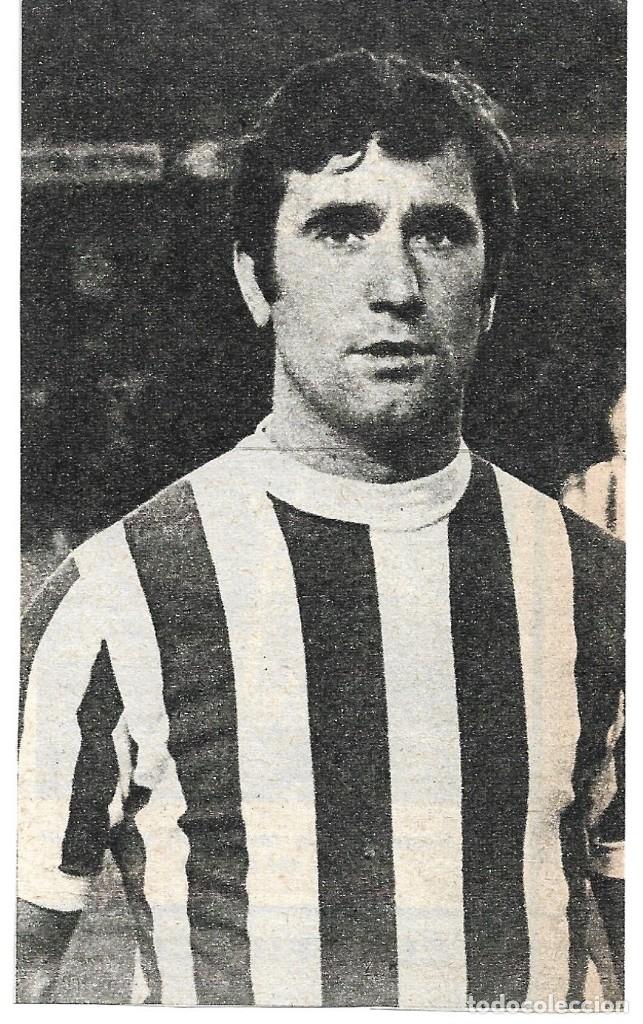 Coleccionismo deportivo: ATHLETIC DE BILBAO: Recorte de ZUBIAGA. 1975