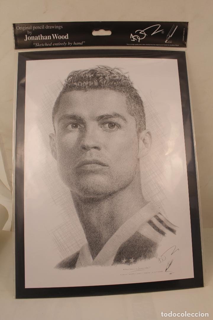 Collectionnisme sportif: Dibujo a l&aacute;piz de cristiano ronaldo /imagen Sketch Por Jonathan Wood