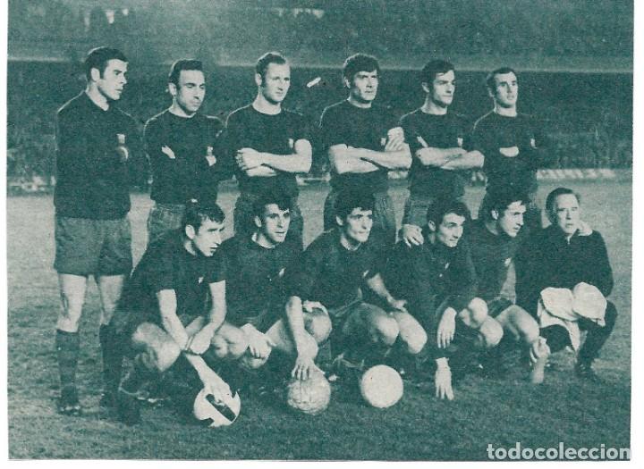 Collectionnisme sportif: BAR&Ccedil;A: Recorte de un equipo de 1960. Bar&ccedil;a 1-Inter 2. Copa de Ferias.