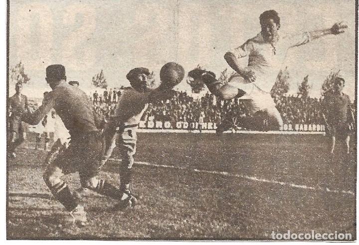 Collectionnisme sportif: REAL MADRID: Recorte de GASPAR RUBIO en acci&oacute;n.