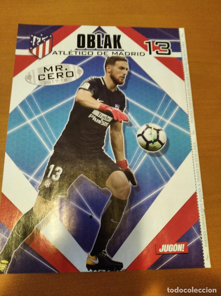 Coleccionismo deportivo: Poster Oblak - Atletico Madrid - Goly