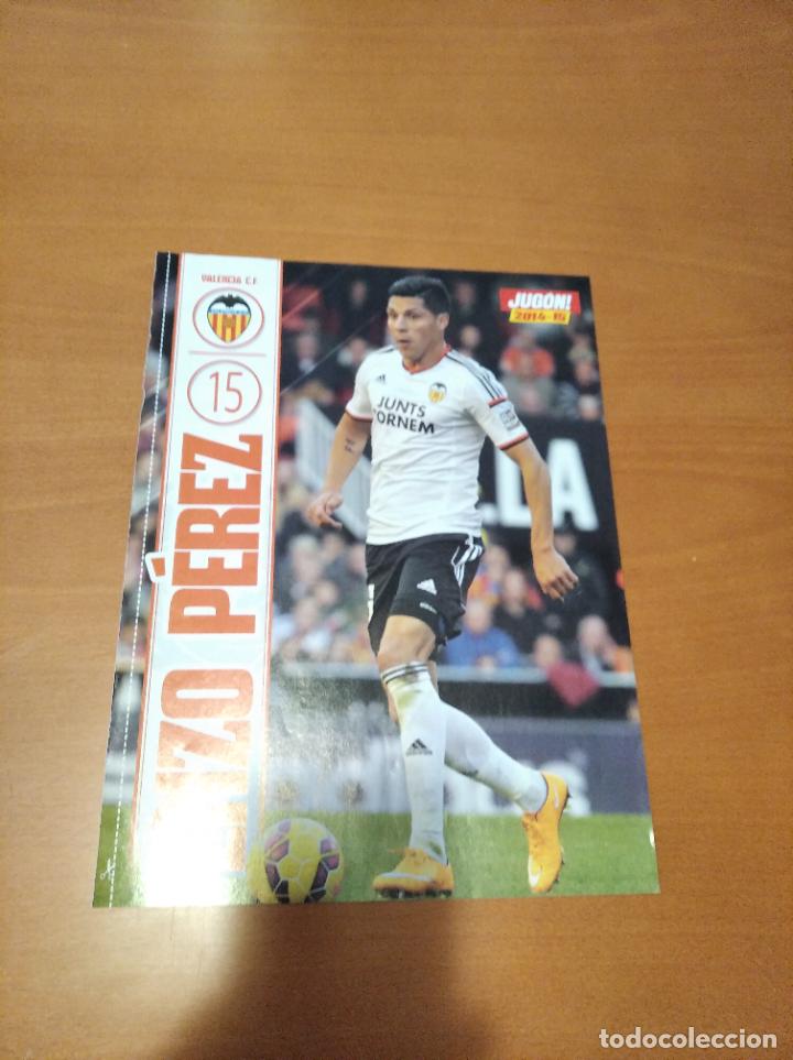 Coleccionismo deportivo: Poster Enzo Perez - Valencia - Goly
