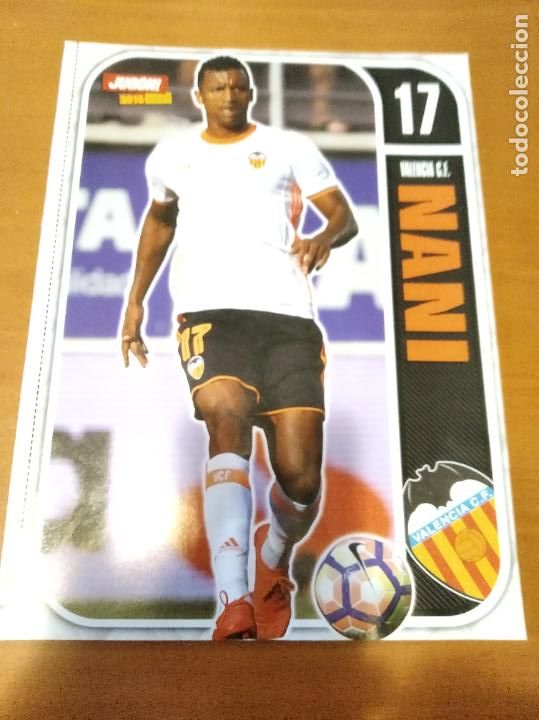 Coleccionismo deportivo: Poster Nani - Valencia - Goly - Foto 1