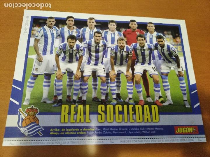 Coleccionismo deportivo: Poster Real Sociedad - Goly - Foto 1