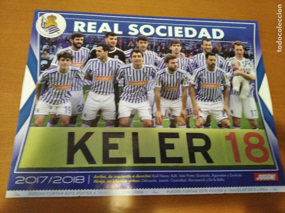 Coleccionismo deportivo: Poster Real Sociedad - Goly - Foto 1