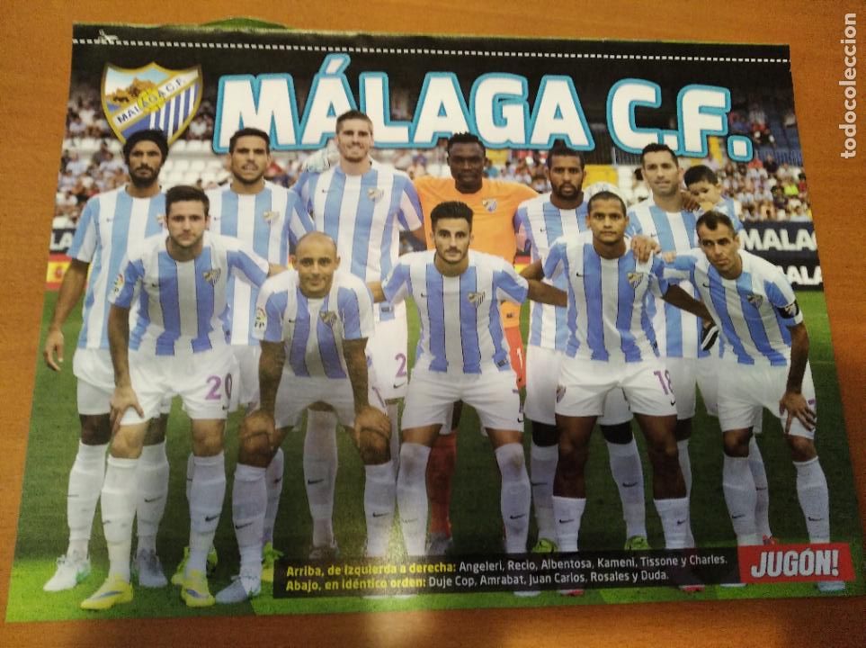 Coleccionismo deportivo: Poster Malaga - Goly - Foto 1