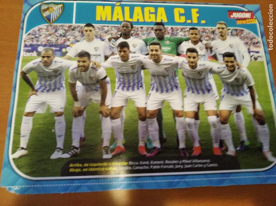 Coleccionismo deportivo: Poster Malaga - Goly - Foto 1