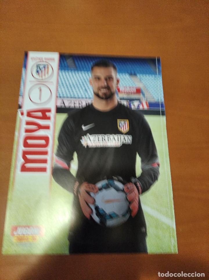 Coleccionismo deportivo: Poster Moya - Atletico Madrid - Goly - Foto 1