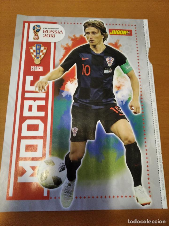 Coleccionismo deportivo: Poster Modric - Croacia - Goly - Foto 1