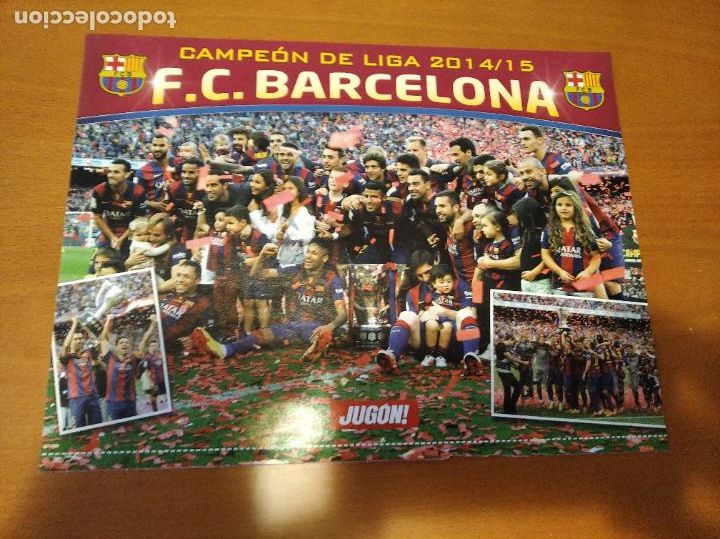 Collezionismo sportivo: Poster Barcelona Campeon Liga 2014-15 - Goly