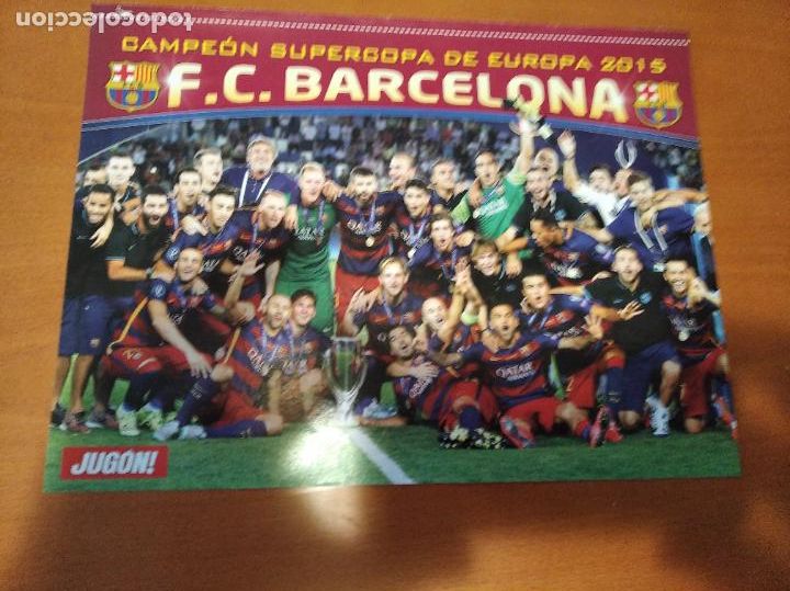 Collezionismo sportivo: Poster Barcelona Campeon Supercopa Europa 2015 - Goly