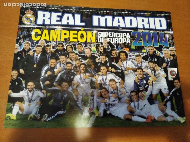 Collezionismo sportivo: Poster Real Madrid Campeon Supercopa Europa 2014 - Goly