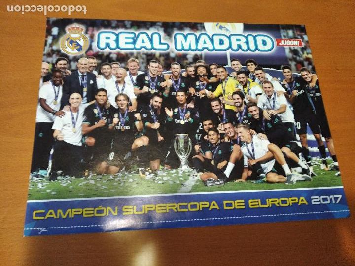 Collezionismo sportivo: Poster Real Madrid Campeon Supercopa Europa 2017 - Goly