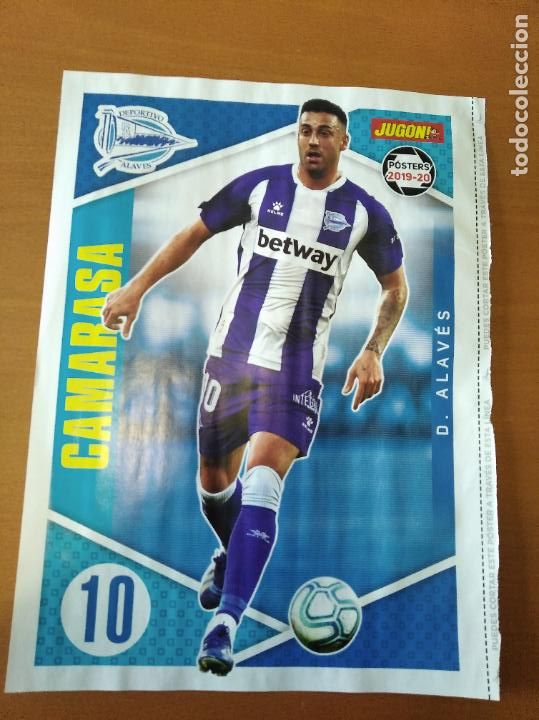Sports collectibles: Poster Doble Camarasa - Deportivo Alaves y Betis - Goly