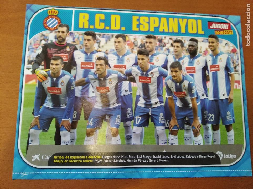Sports collectibles: Poster Doble Espanyol - Espa&ntilde;ol y Andreas Pereira - Granada - Goly