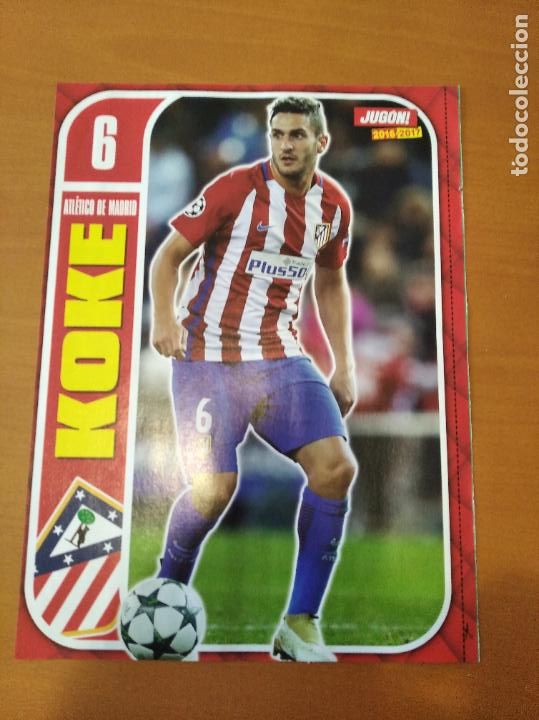 Sports collectibles: Poster Doble Koke - Atletico Madrid y Jese - Las Palmas - Goly