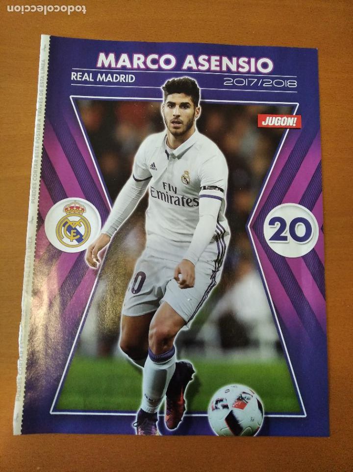 Coleccionismo deportivo: Poster Doble Marcos Asensio - Real Madrid y Camarasa - Betis - Goly